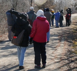 (Photo of the walkers ...) 